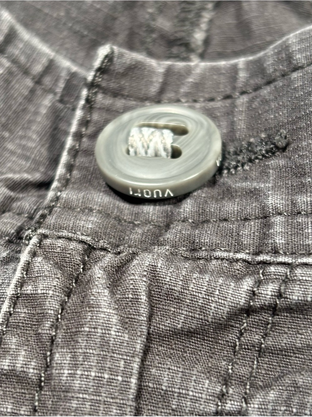 Vuori Ripstop Pants Women’s Size Large Gray Pockets Drawstring Outdoor Hiking - Picture 6 of 14